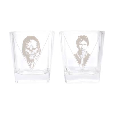Star Wars - Han Solo und Chewbacca - Glasbecher, 2er-Set
