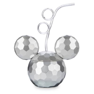 Disney Store - Mickey Mouse - Diskokugelbecher mit Strohhalm