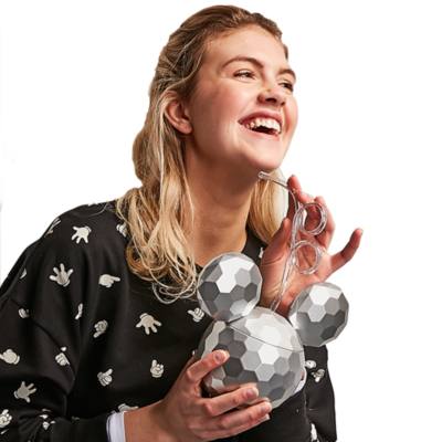 Disney Store - Mickey Mouse - Diskokugelbecher mit Strohhalm