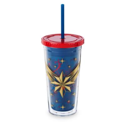 Vaso con pajita de la capitana Marvel, Disney Store