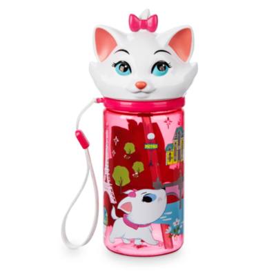 Marie Furrytale Friends Flip Top Water Bottle