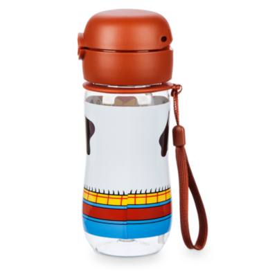 Woody - Wasserflasche mit Klappkappe