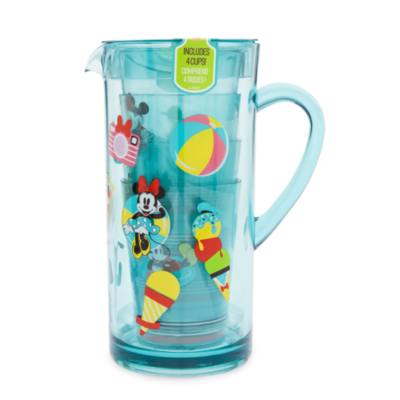 Disney Store Mickey and Friends Disney Eats Pitcher and Cups Set