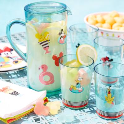 Disney Store Mickey and Friends Disney Eats Pitcher and Cups Set