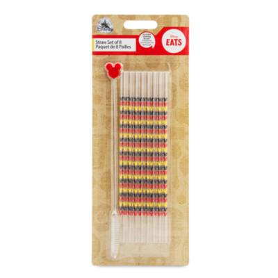 Disney Store Mickey Mouse Disney Eats Straw Set