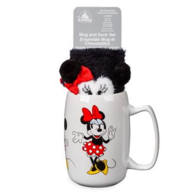Disney Store Minnie Mouse Mug and Sock Set