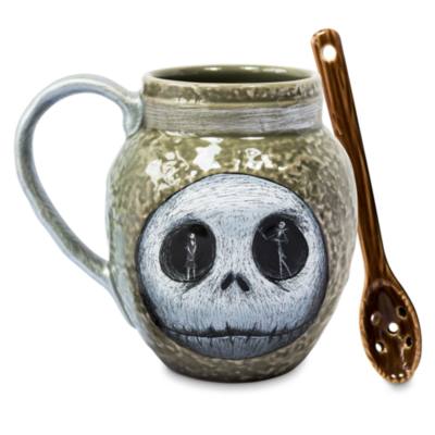 Disney Store Jack Skellington Mug and Spoon