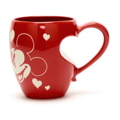 Taza Mickey Y Minnie Mouse Enamorados Disney Store Shopdisney