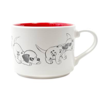 Disney Store Patch Stackable Mug, 101 Dalmatians