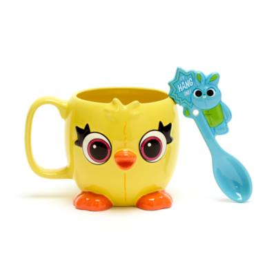 Disney Store Ducky and Bunny Mug and Spoon, Toy Story