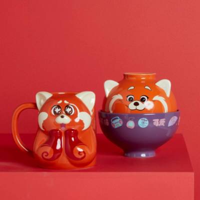 Disney Store Mei Lee Red Panda Figural Mug, Turning Red