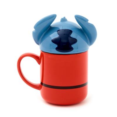Disney Store Stitch Mug with Lid