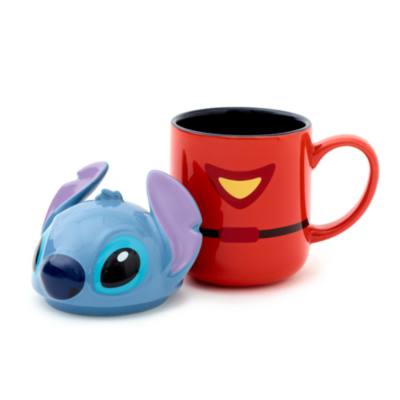 Disney Store Stitch Mug with Lid