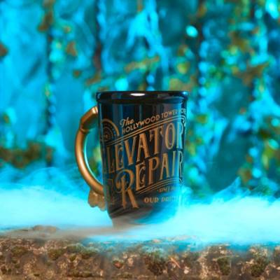 Disney Store The Hollywood Tower Hotel Mug