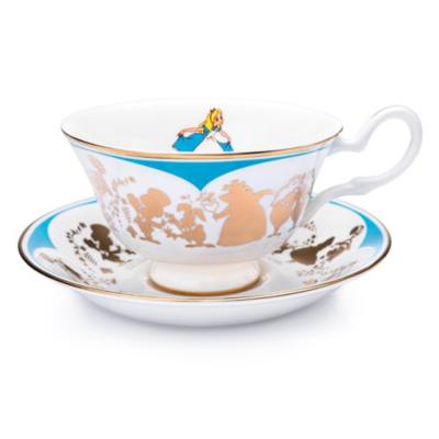 English Ladies Co. Alice in Wonderland Fine Bone China Teacup and Saucer