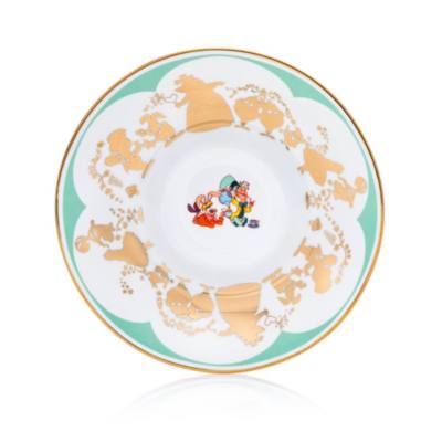 English Ladies Co. Mad Hatter and March Hare Fine Bone China Teacup and Saucer, Alice in Wonderland