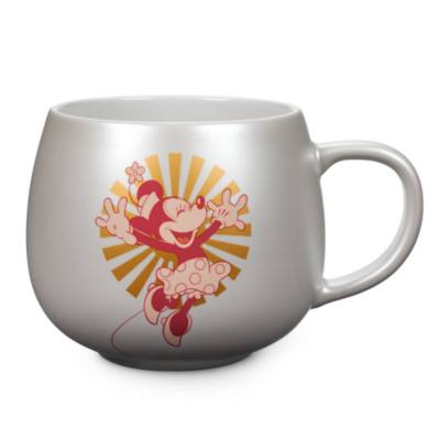 Disney Store Mickey and Minnie Silver-Toned Mug