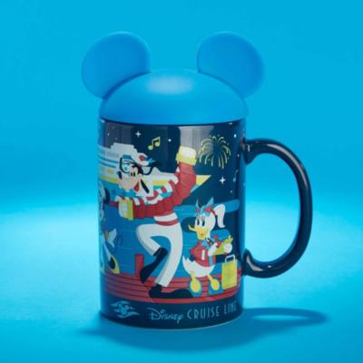 Disney Store Mickey and Friends Disney Cruise Line Mug with Lid