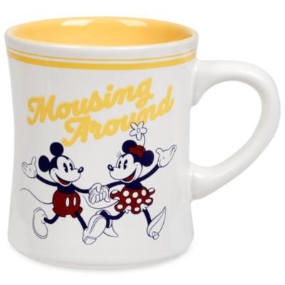 Taza Mickey y Minnie Mouse amarilla, Fall Fun, Disney Store
