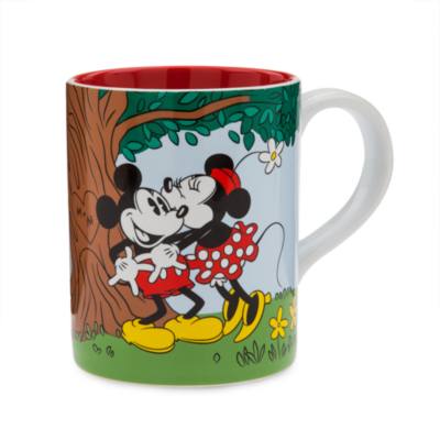 Disney Store Mickey and Minnie Vintage Mug