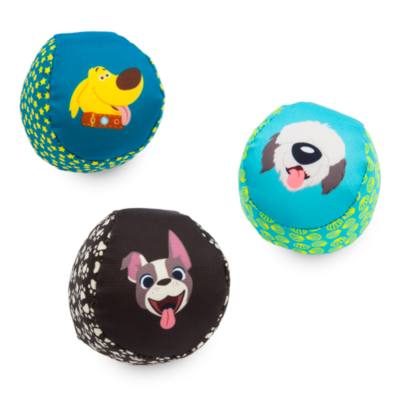 Disney Store Oh My Disney Dogs Pet Toy Balls, Set of 3
