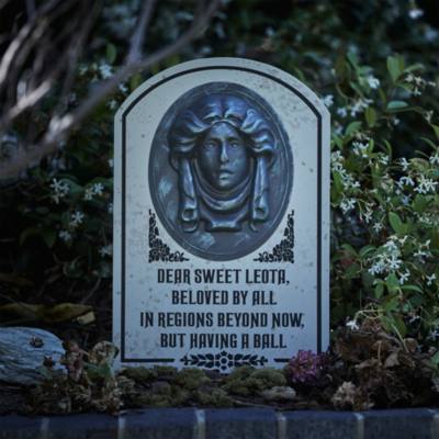 Disney Store - Madame Leota - Grabstein als Dekorationsst&uuml;ck