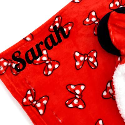 Disney Store Minnie Mouse Hooded Fleece Throw