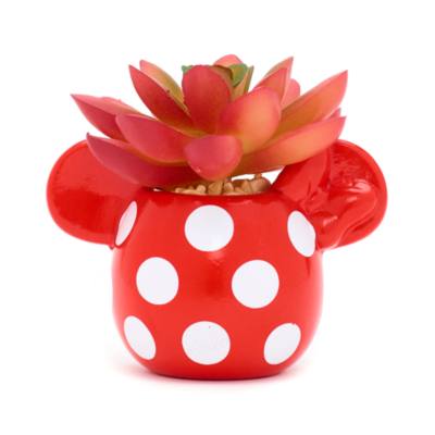 Minnie Mouse Artificial Potted Plant