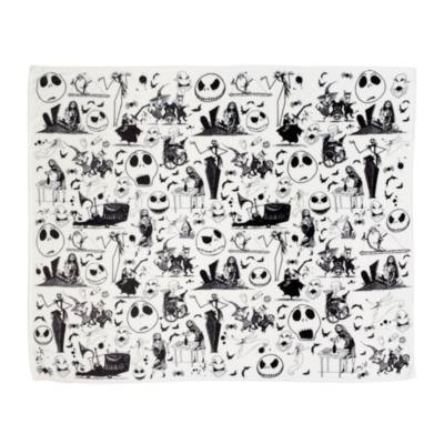 Disney Store The Nightmare Before Christmas Fleece Throw