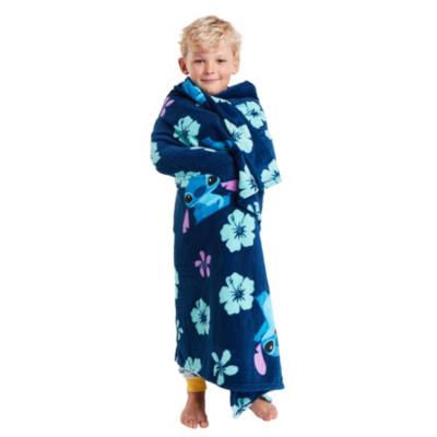 Disney Store Stitch Convertible Fleece Throw, Lilo and Stitch