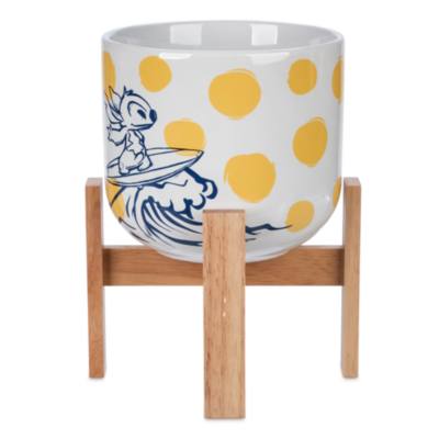 Disney Store - Stitch - Pflanztopf und St&auml;nder