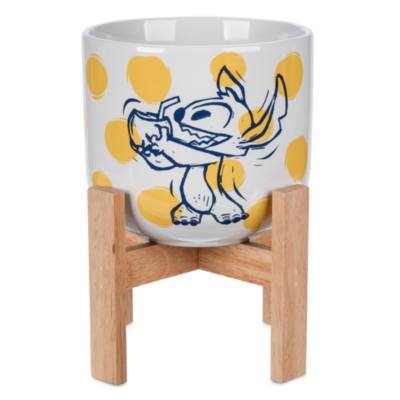 Disney Store - Stitch - Pflanztopf und St&auml;nder