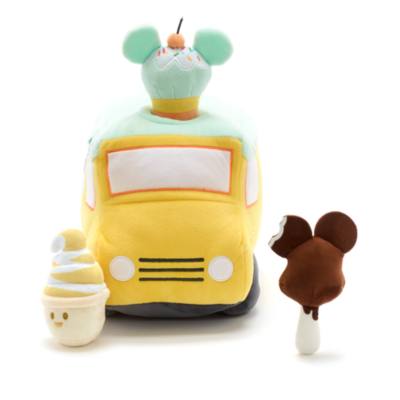 Disney Store Mickey Mouse Ice Cream Truck Pet Soft Toy