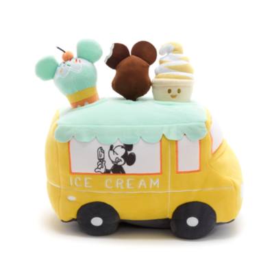 Disney Store Mickey Mouse Ice Cream Truck Pet Soft Toy