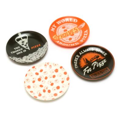 Disney Store Pizza Planet Plates, Set of 4