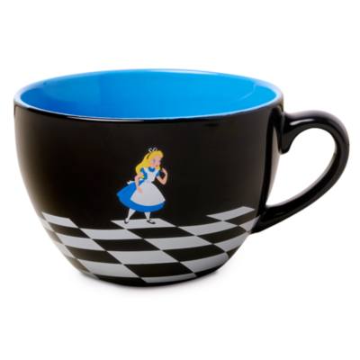 Disney Store Alice in Wonderland Mug, Saucer, and Tea Infuser Set