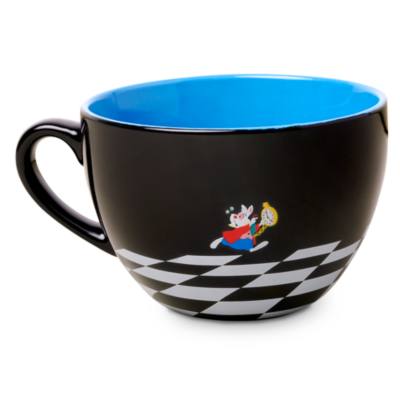 Disney Store Alice in Wonderland Mug, Saucer, and Tea Infuser Set