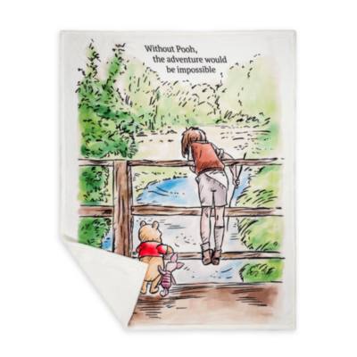 Disney Store Winnie the Pooh and Friends Fleece Throw