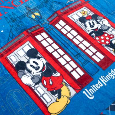 Mickey and Minnie London City Throw