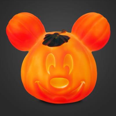Mickey Mouse Small Light-Up Colour Changing Pumpkin Ornament