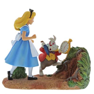 Enesco, figurita Alicia y Conejo Blanco, Enchanting Disney