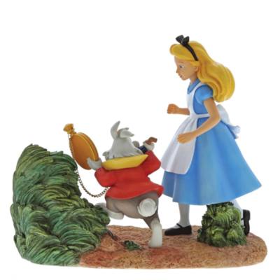 Enesco, figurita Alicia y Conejo Blanco, Enchanting Disney