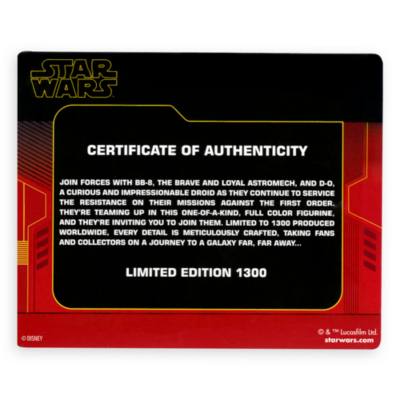 Personaggio edizione limitata BB-8 e D-O Star Wars