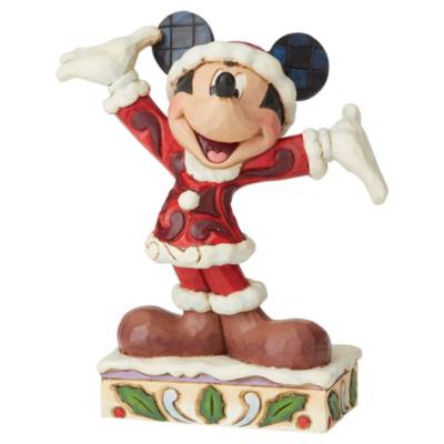 Enesco Mickey Mouse Tis a Splendid Season Disney Traditions Figurine