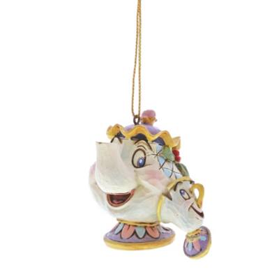 Enesco - Disney Traditions - Madame Pottine und Tassilo - Dekorationsst&uuml;ck zum Aufh&auml;ngen