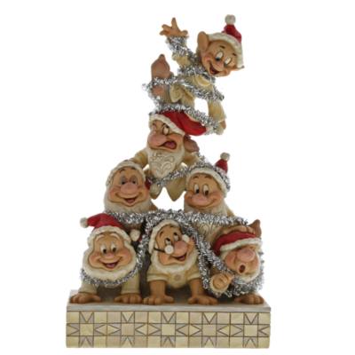 Enesco Seven Dwarfs Precarious Pyramid Disney Traditions Figurine