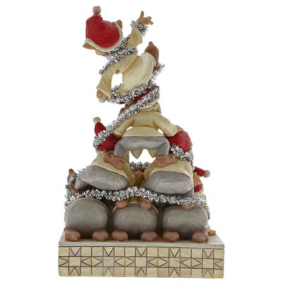 Enesco Seven Dwarfs Precarious Pyramid Disney Traditions Figurine