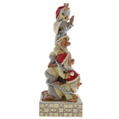 Enesco Seven Dwarfs Precarious Pyramid Disney Traditions Figurine