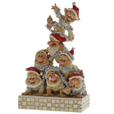 Enesco Seven Dwarfs Precarious Pyramid Disney Traditions Figurine