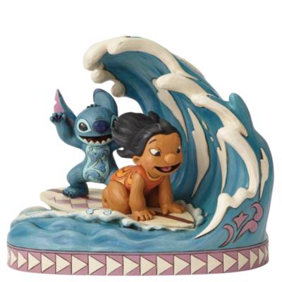 Enesco - Disney Traditions Figur - Lilo und Stitch - Catch the Wave